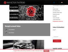 Tablet Screenshot of invictus-tattoo.hu